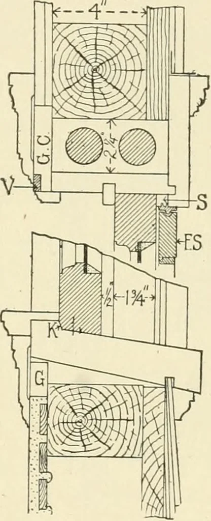 An illustration from Building construction and superintendence, by F.E. Kidder ..., 1896, leaf 116