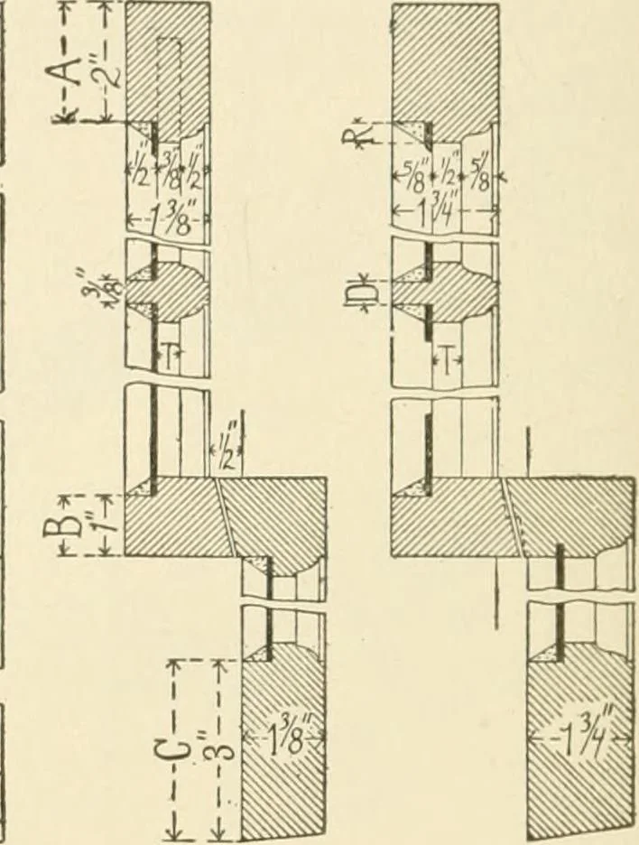 An illustration from Building construction and superintendence, by F.E. Kidder ..., 1896, leaf 135