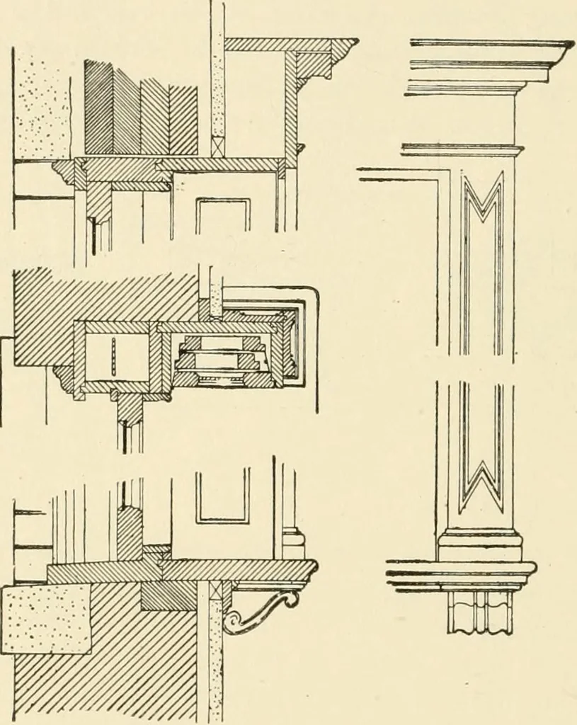 An illustration from Building construction and superintendence, by F.E. Kidder ..., 1896, leaf 269