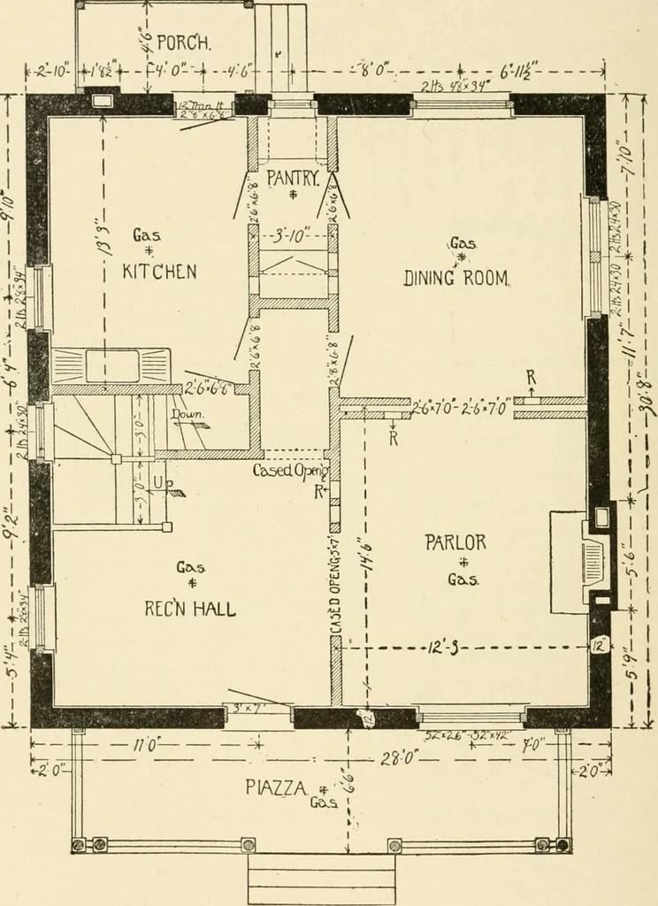 An illustration from Building construction and superintendence, by F.E. Kidder ..., 1896, leaf 65
