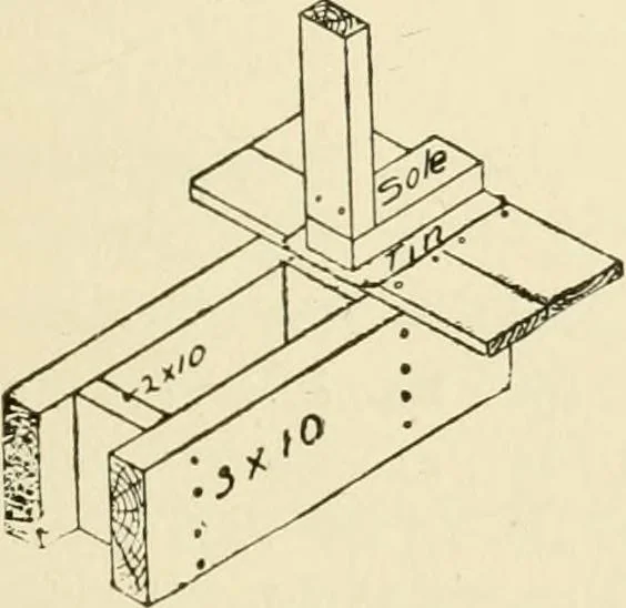 An illustration from Building construction and superintendence, by F.E. Kidder ..., 1896, leaf 82