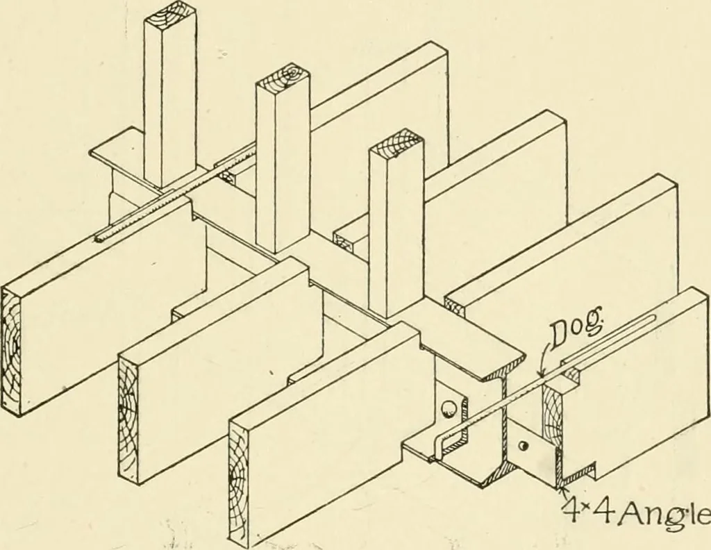 An illustration from Building construction and superintendence, by F.E. Kidder ..., 1896, leaf 84