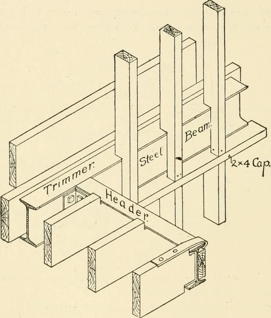 An illustration from Building construction and superintendence, by F.E. Kidder ..., 1896, leaf 85
