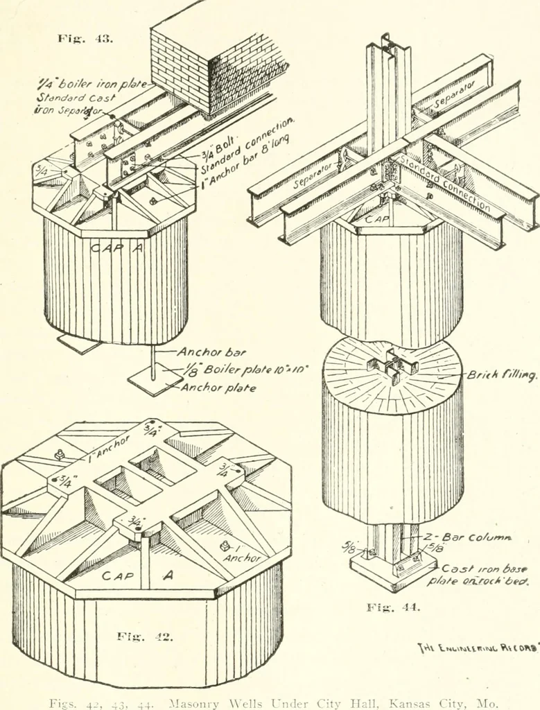 An illustration from Building construction and superintendence, 1909, leaf 100