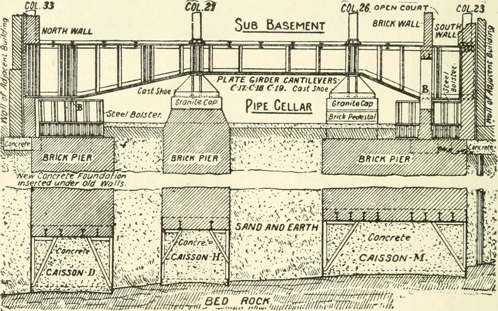 An illustration from Building construction and superintendence, 1909, leaf 105