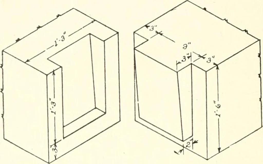 An illustration from Building construction and superintendence, 1909, leaf 317