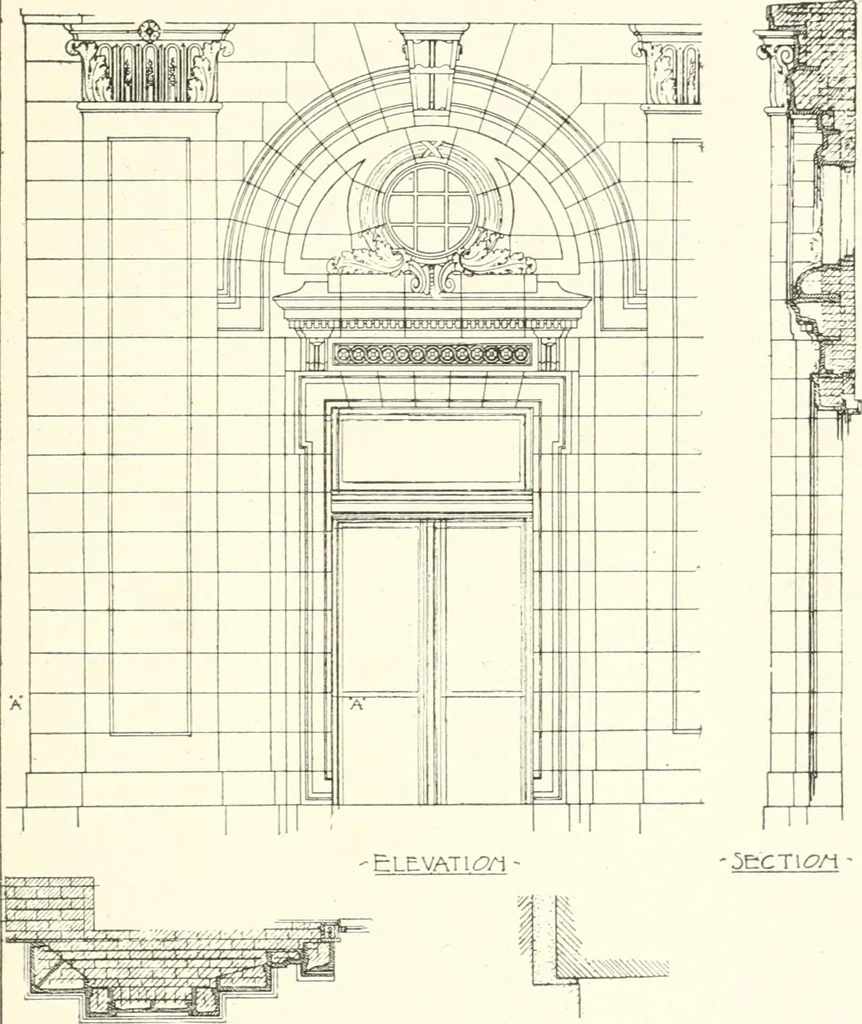 An illustration from Building construction and superintendence, 1909, leaf 440
