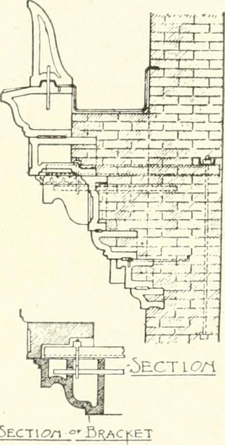 An illustration from Building construction and superintendence, 1909, leaf 450