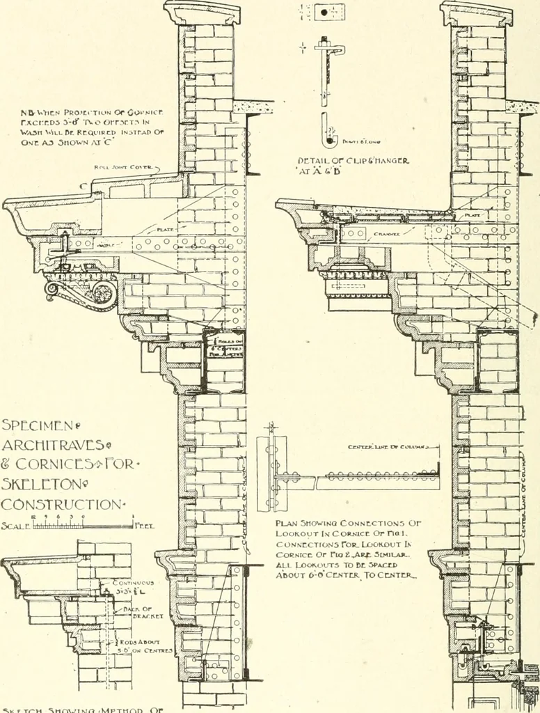 An illustration from Building construction and superintendence, 1909, leaf 451