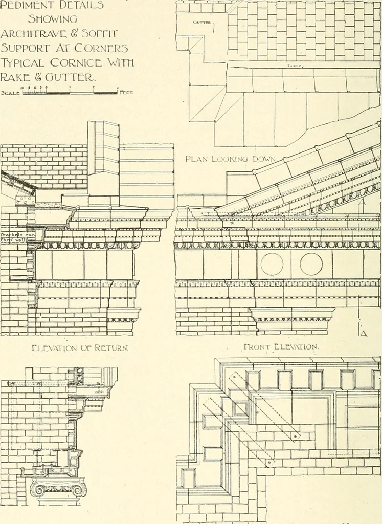 An illustration from Building construction and superintendence, 1909, leaf 453