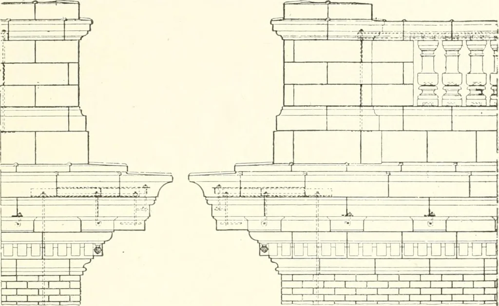 An illustration from Building construction and superintendence, 1909, leaf 454