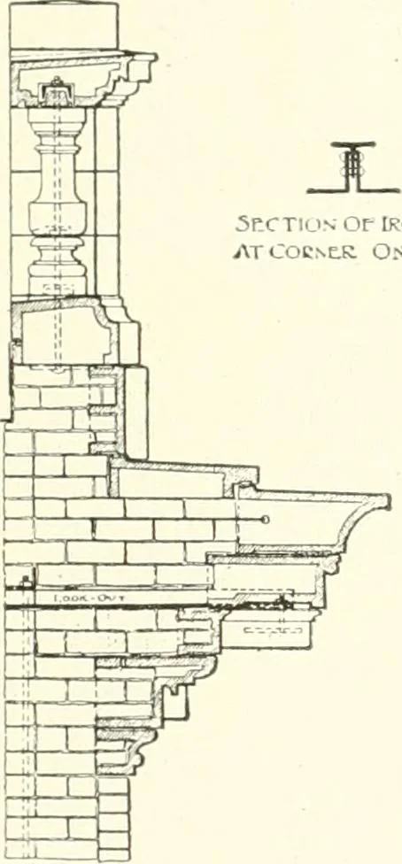 An illustration from Building construction and superintendence, 1909, leaf 454