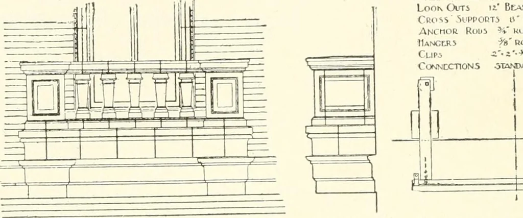 An illustration from Building construction and superintendence, 1909, leaf 455