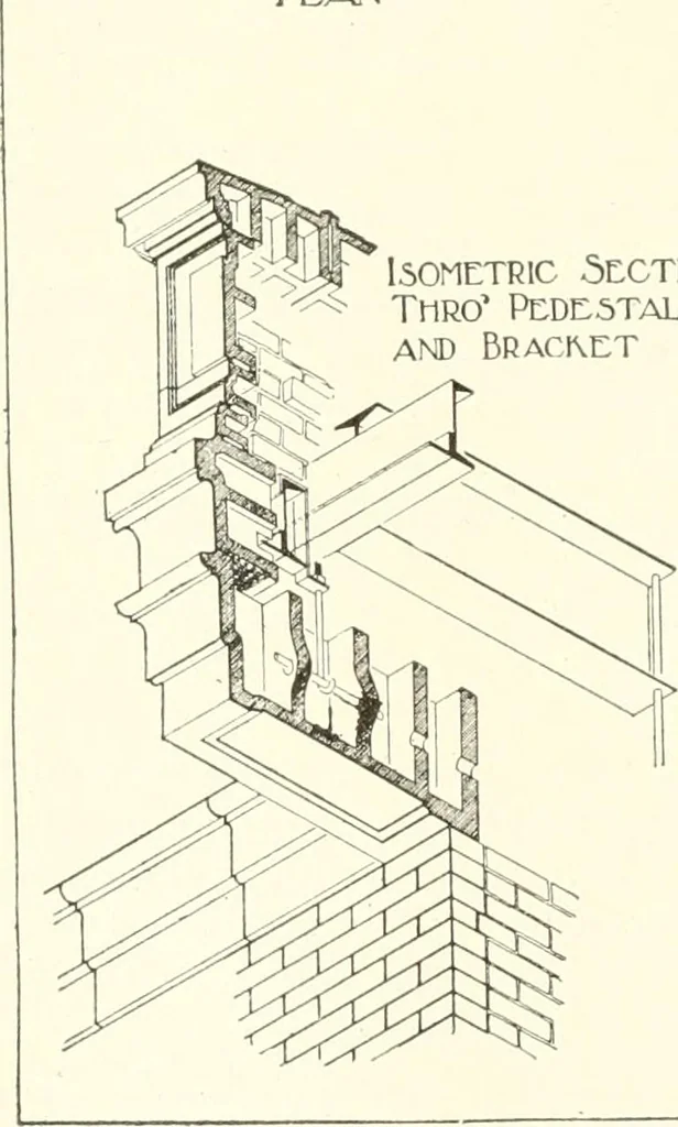 An illustration from Building construction and superintendence, 1909, leaf 455