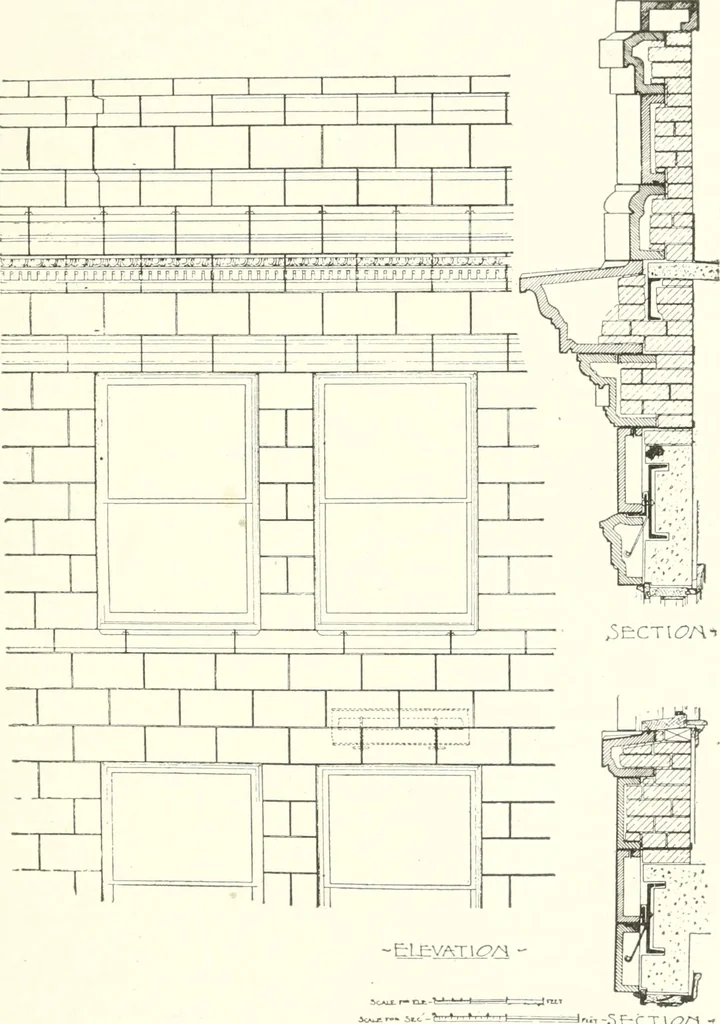 An illustration from Building construction and superintendence, 1909, leaf 460