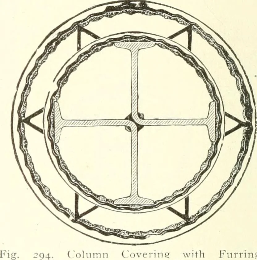 An illustration from Building construction and superintendence, 1909, leaf 483