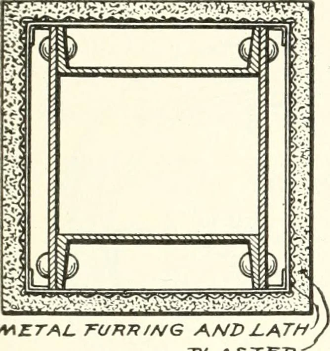 An illustration from Building construction and superintendence, 1909, leaf 484