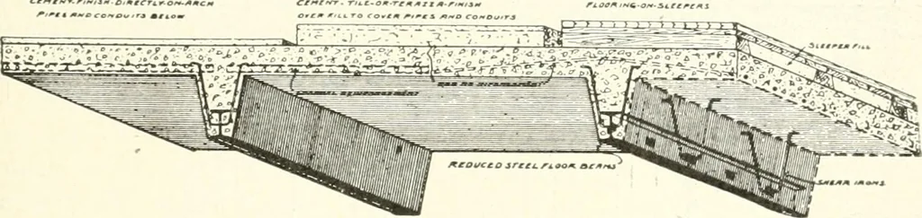 An illustration from Building construction and superintendence, 1909, leaf 742