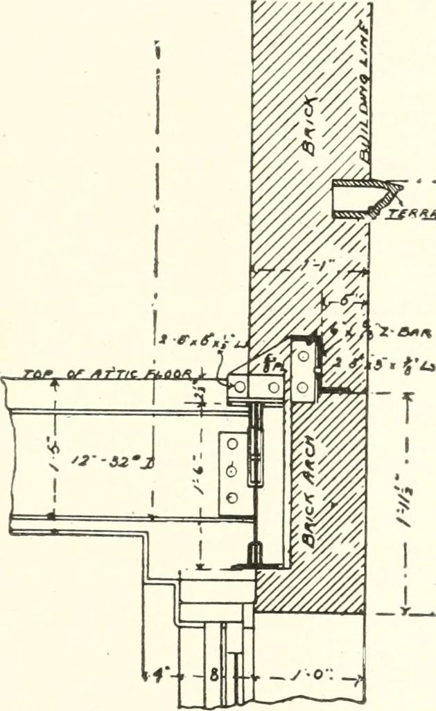 An illustration from Building construction and superintendence, 1909, leaf 782