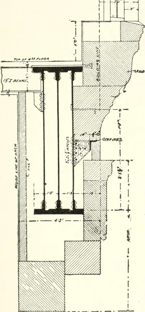 An illustration from Building construction and superintendence, 1909, leaf 784