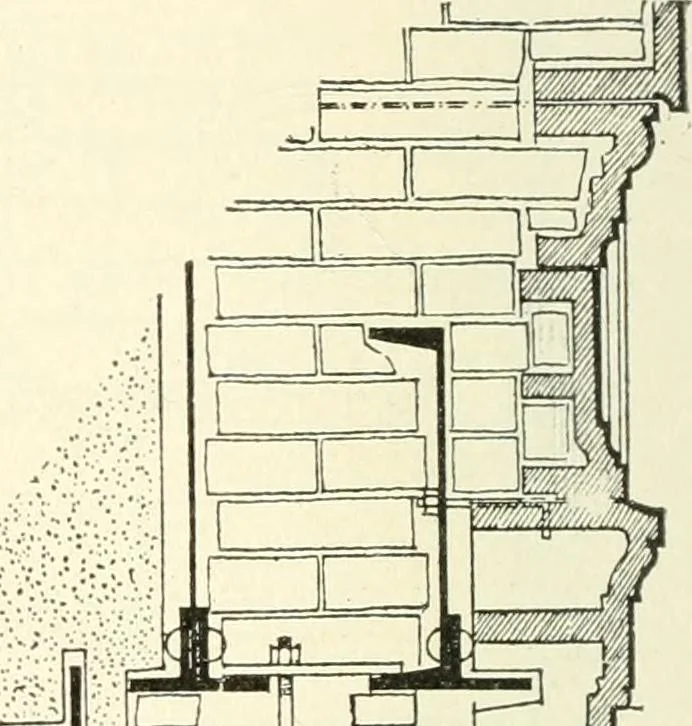 An illustration from Building construction and superintendence, 1909, leaf 789