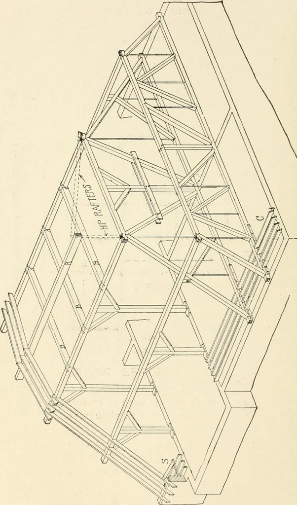 An illustration from Building construction and superintendence, by F.E. Kidder ..., 1896, leaf 101
