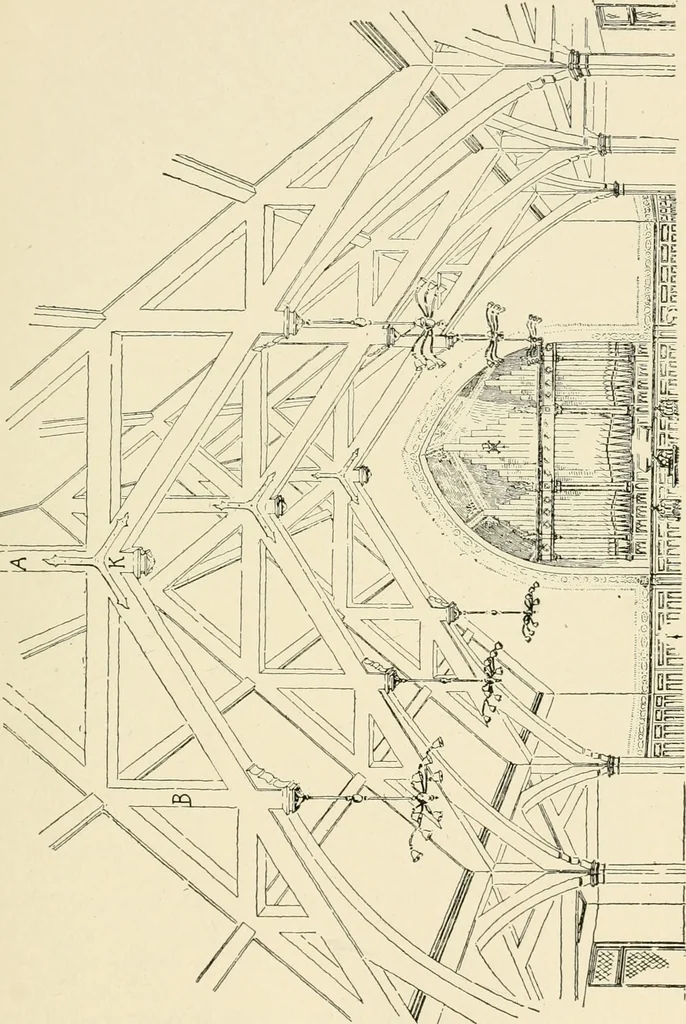 An illustration from Building construction and superintendence, by F.E. Kidder ..., 1896, leaf 116