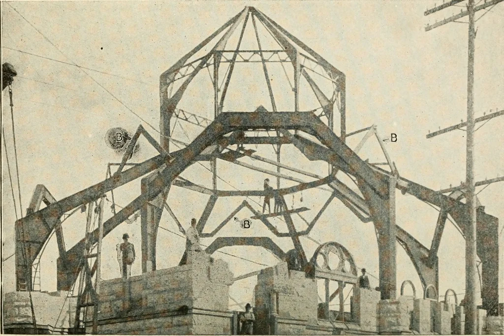 An illustration from Building construction and superintendence, by F.E. Kidder ..., 1896, leaf 169