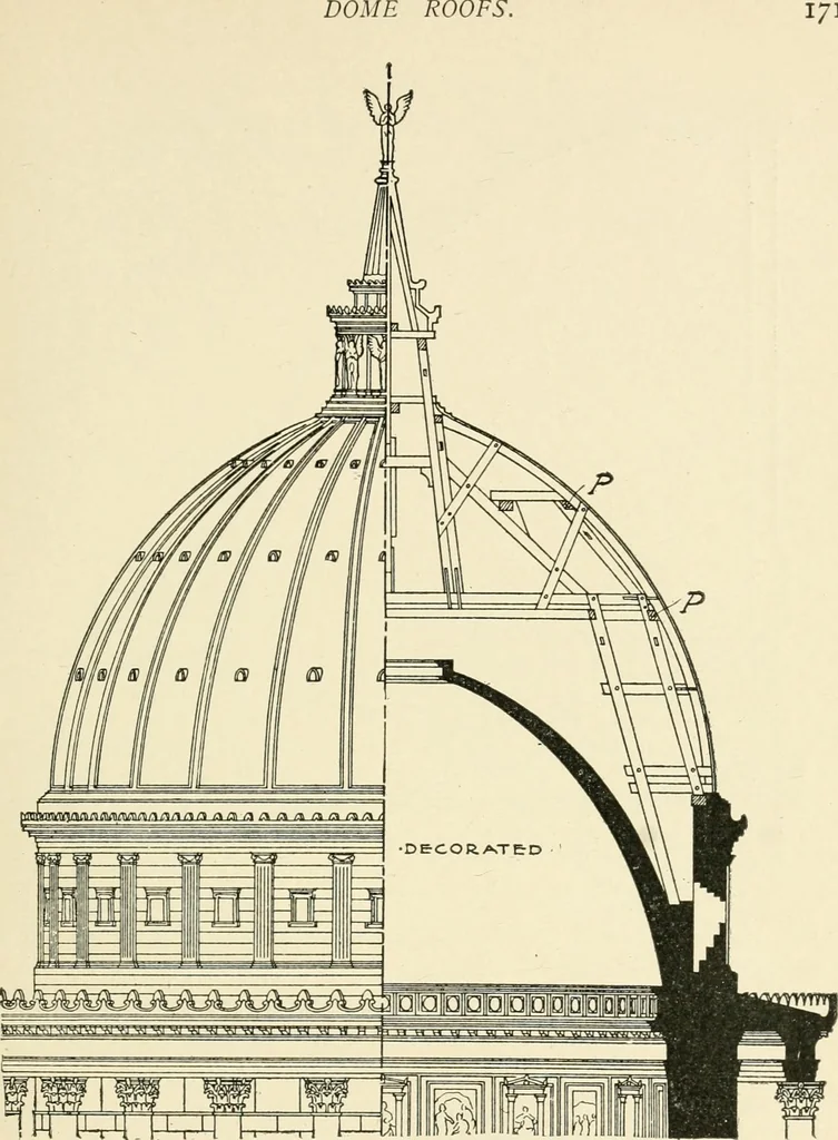 An illustration from Building construction and superintendence, by F.E. Kidder ..., 1896, leaf 180