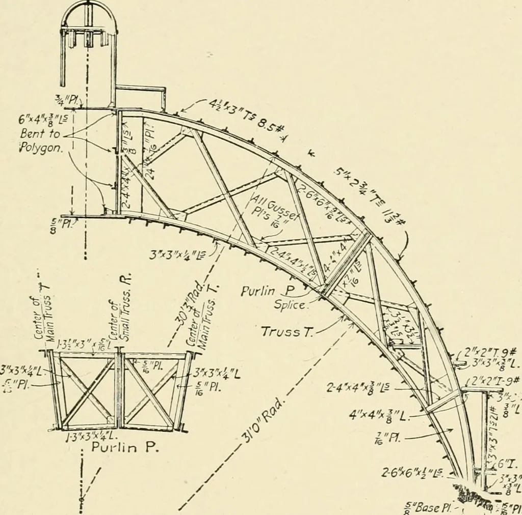 An illustration from Building construction and superintendence, by F.E. Kidder ..., 1896, leaf 182