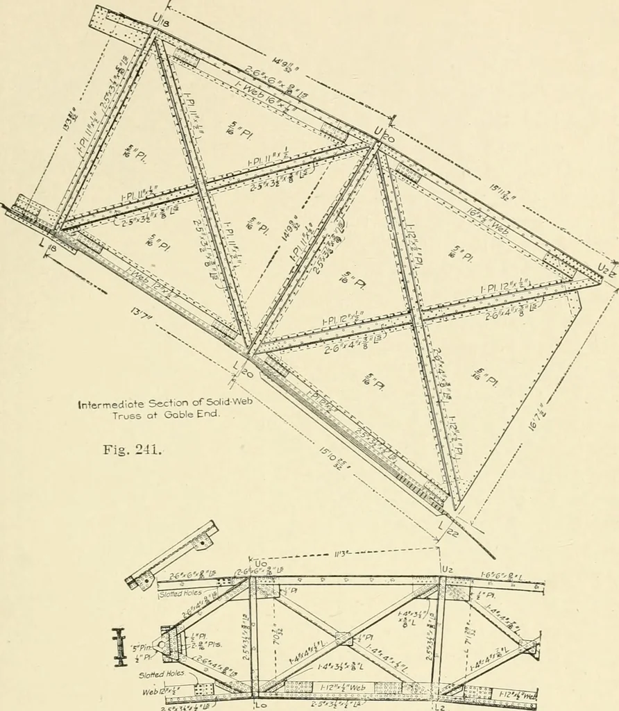 An illustration from Building construction and superintendence, by F.E. Kidder ..., 1896, leaf 214