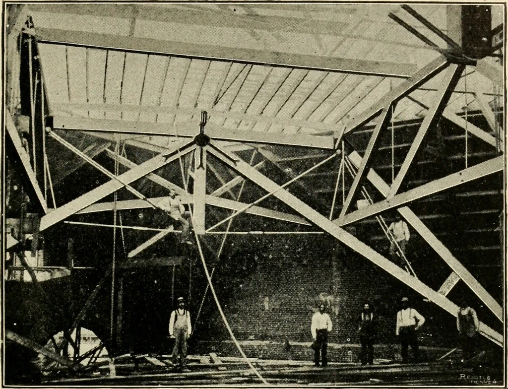 An illustration from Building construction and superintendence, by F.E. Kidder ..., 1896, leaf 48
