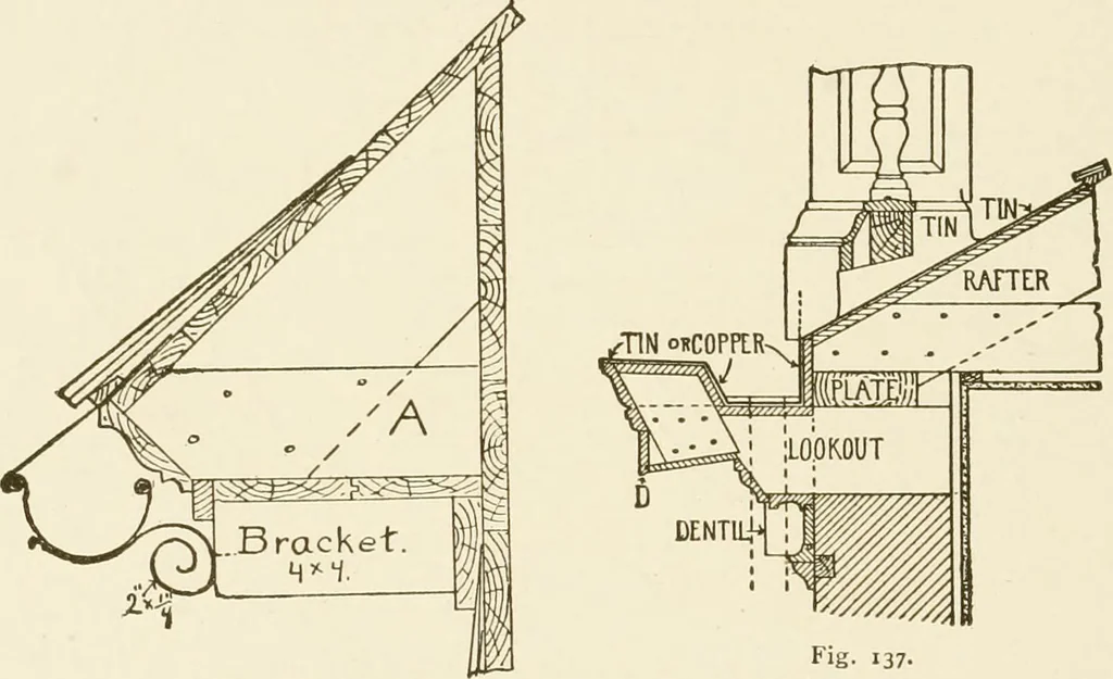 An illustration from Building construction and superintendence, 1909, leaf 161