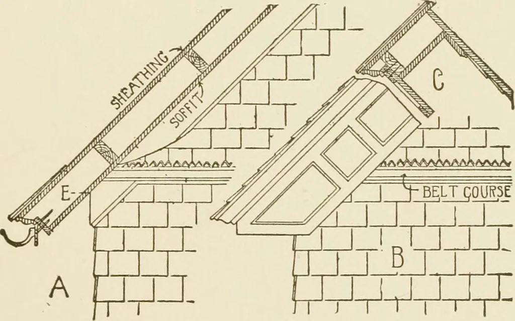 An illustration from Building construction and superintendence, 1909, leaf 174
