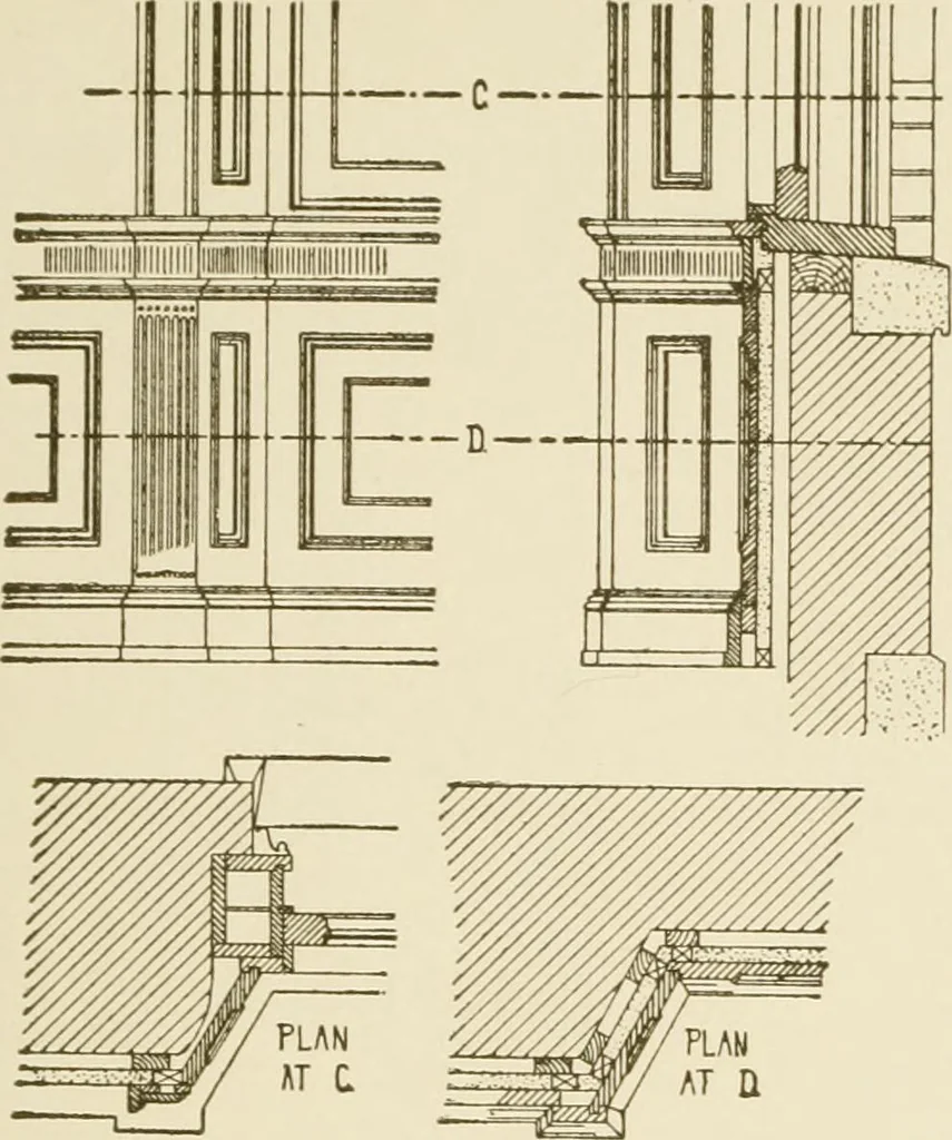 An illustration from Building construction and superintendence, 1909, leaf 264