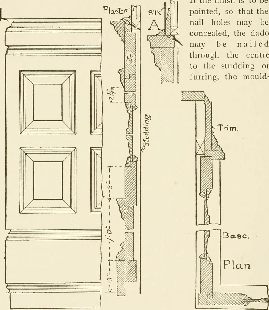 An illustration from Building construction and superintendence, 1909, leaf 279