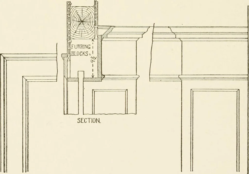 An illustration from Building construction and superintendence, 1909, leaf 517