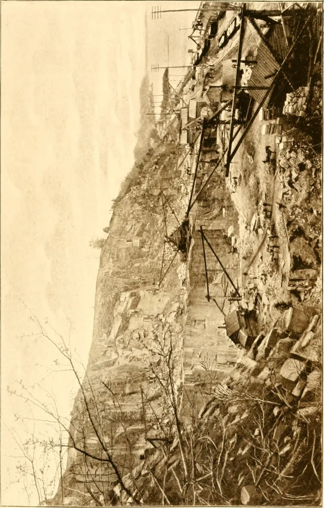 An illustration from The building and decorative stones of Maryland, containing an account of their properties and distribution, 1898, leaf 122
