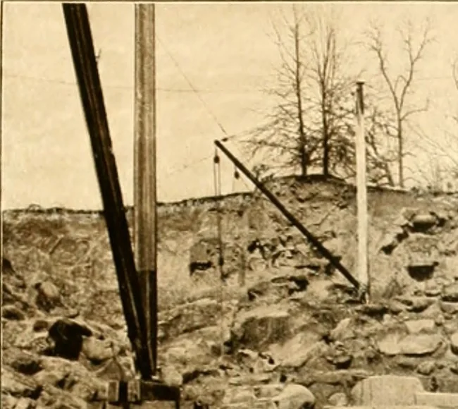 An illustration from The building and decorative stones of Maryland, containing an account of their properties and distribution, 1898, leaf 140