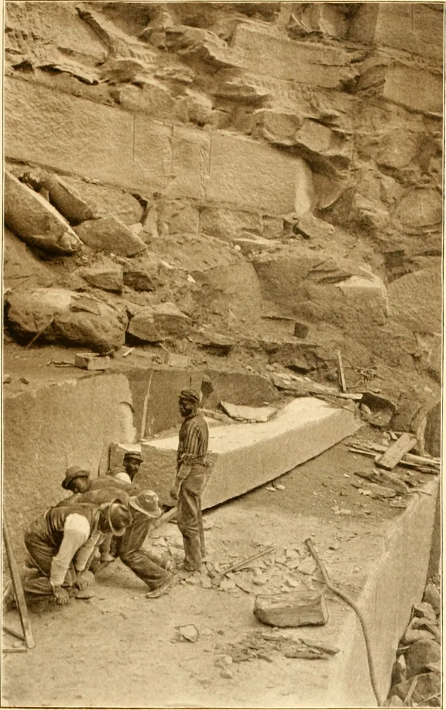 An illustration from The building and decorative stones of Maryland, containing an account of their properties and distribution, 1898, leaf 144