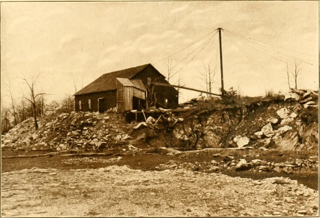 An illustration from The building and decorative stones of Maryland, containing an account of their properties and distribution, 1898, leaf 198