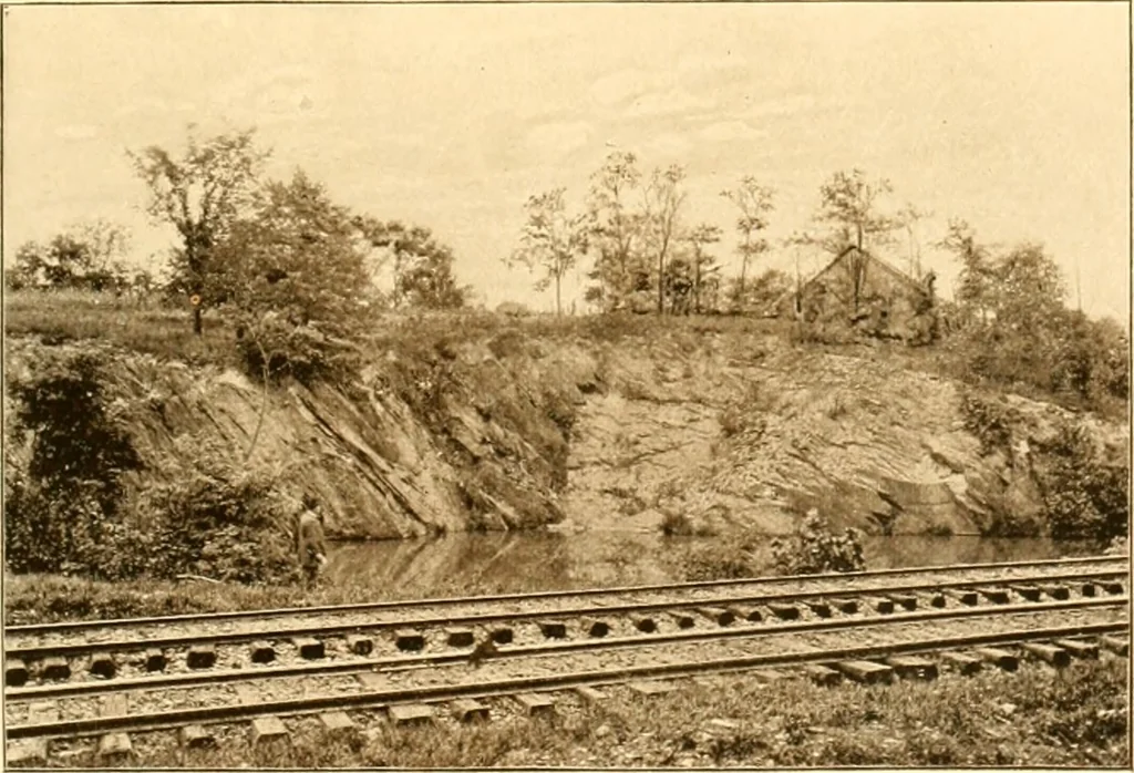 An illustration from The building and decorative stones of Maryland, containing an account of their properties and distribution, 1898, leaf 198