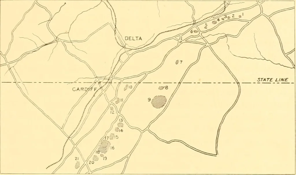 An illustration from The building and decorative stones of Maryland, containing an account of their properties and distribution, 1898, leaf 242