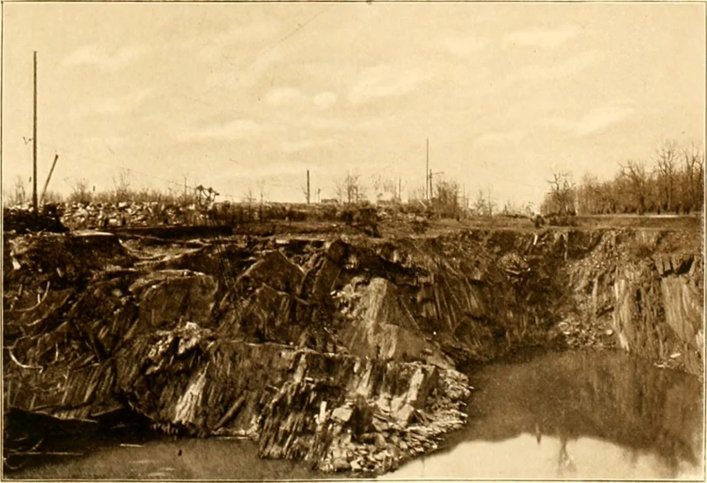 An illustration from The building and decorative stones of Maryland, containing an account of their properties and distribution, 1898, leaf 248