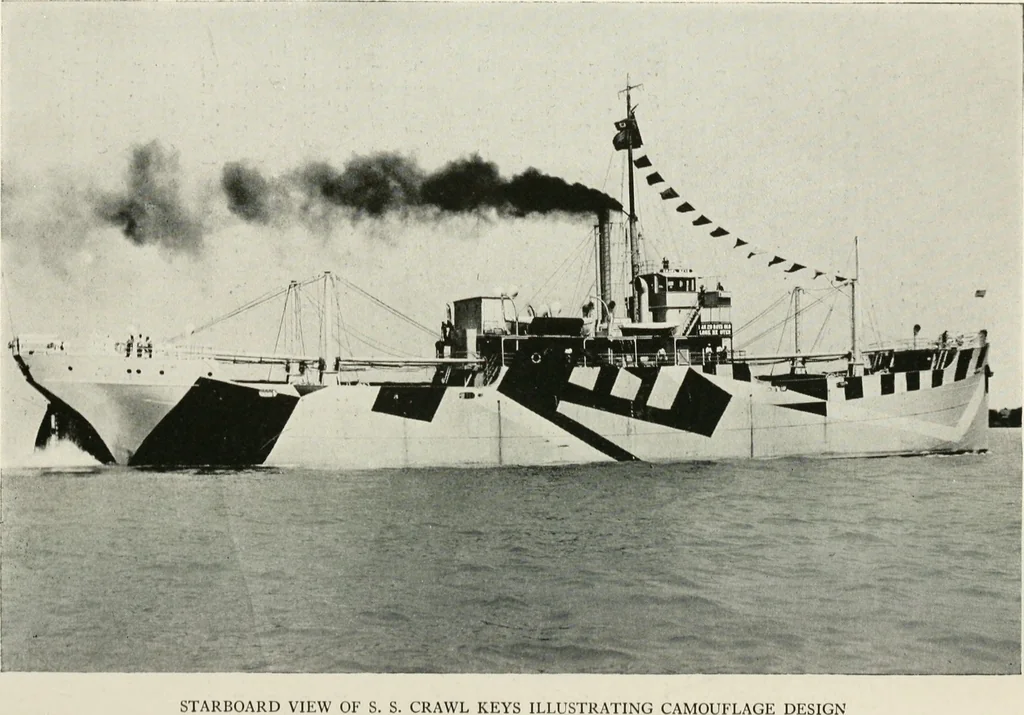 An illustration from Building the emergency fleet; a historical narrative of the problems and achievements of the United States shipping board emergency fleet corporation, 1920, leaf 113