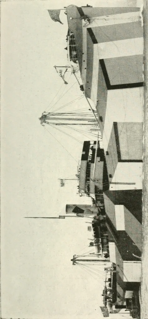 An illustration from Building the emergency fleet; a historical narrative of the problems and achievements of the United States shipping board emergency fleet corporation, 1920, leaf 114