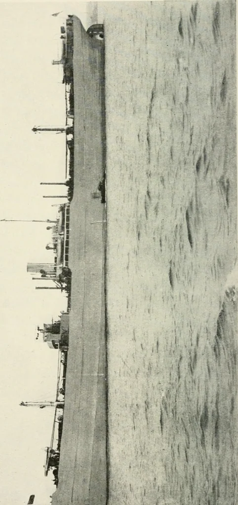An illustration from Building the emergency fleet; a historical narrative of the problems and achievements of the United States shipping board emergency fleet corporation, 1920, leaf 135