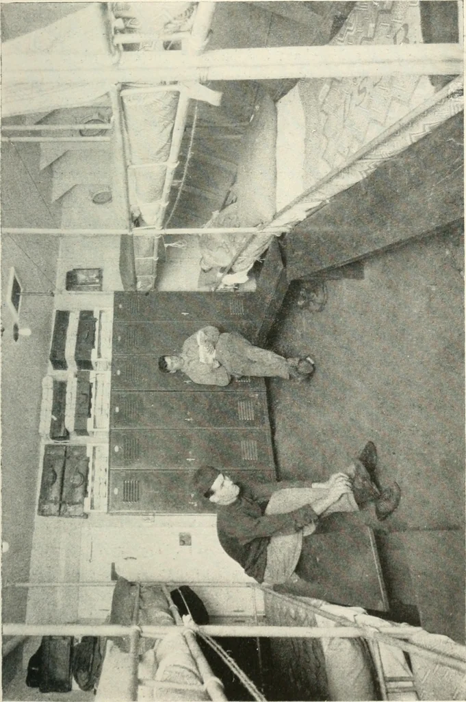 An illustration from Building the emergency fleet; a historical narrative of the problems and achievements of the United States shipping board emergency fleet corporation, 1920, leaf 166