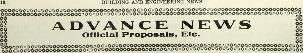 An illustration from Building & engineering news, 1914, leaf 171