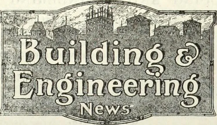 An illustration from Building & engineering news, 1914, leaf 252